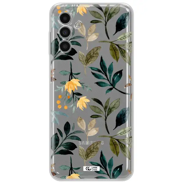 Fall Flowers Samsung A13 5G Clear Tpu Case