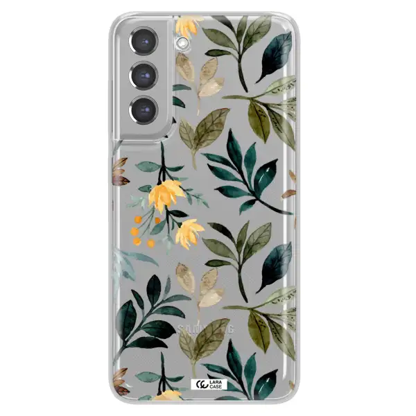 Fall Flowers Samsung A21 Fe Clear TPU Case