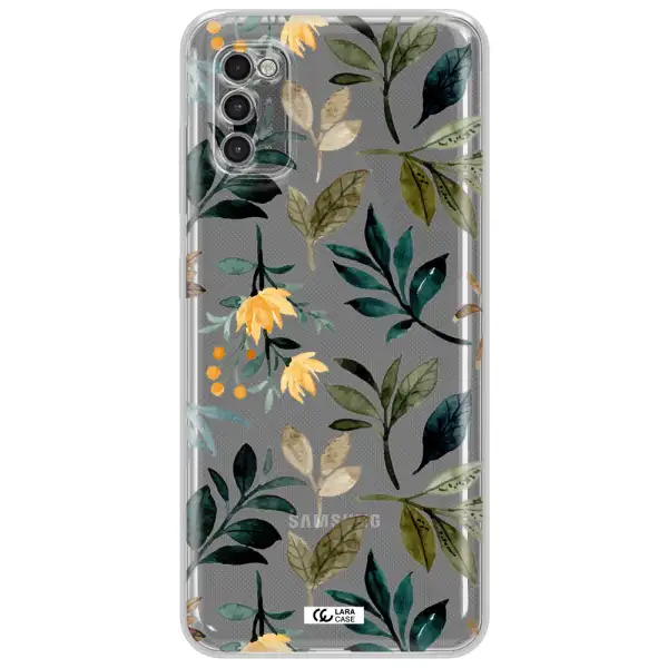 Fall Flowers Samsung A41 Clear Tpu Case