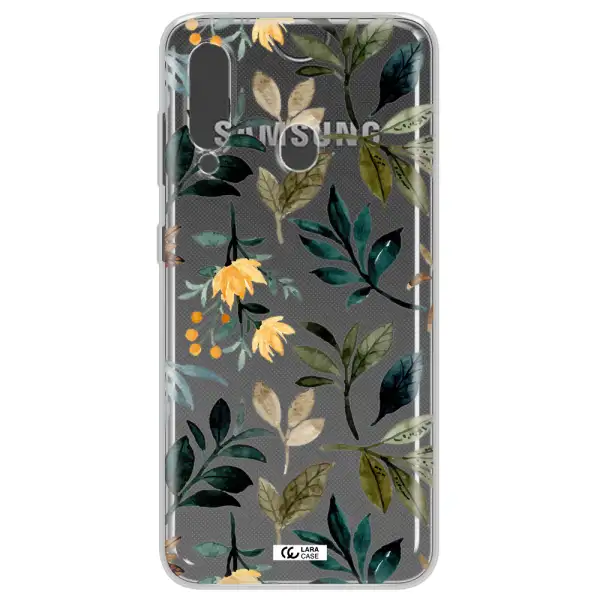 Fall Flowers Samsung A60 Clear TPU Case