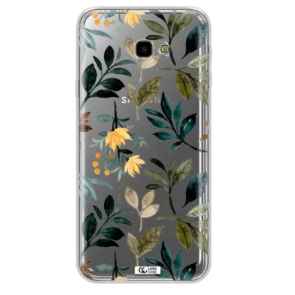 Fall Flowers Samsung J4 Plus Clear TPU Case