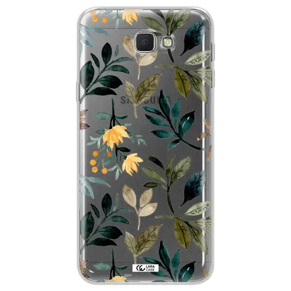 Fall Flowers Samsung J5 Prime Clear TPU Case