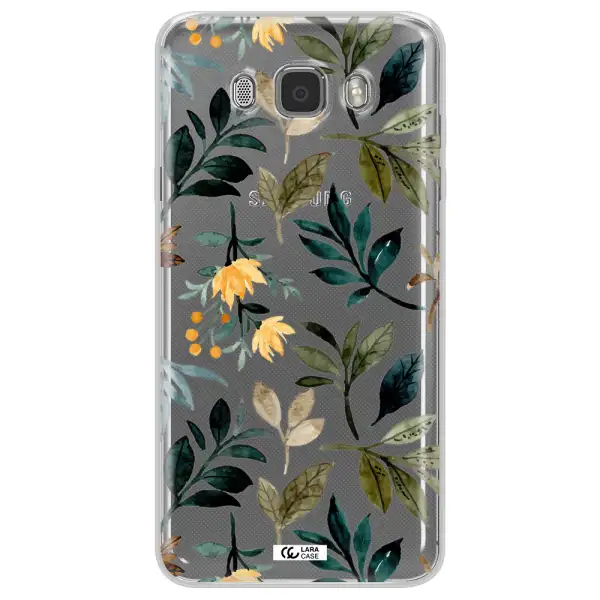 Fall Flowers Samsung J7 2016 Clear TPU Case