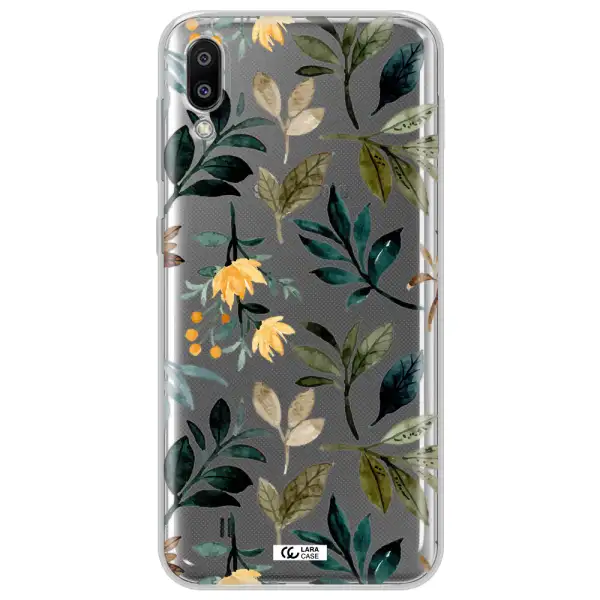 Fall Flowers Samsung M10 Clear TPU Case