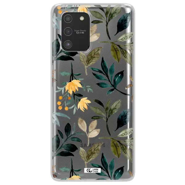 Fall Flowers Samsung S10 Lite Clear TPU Case