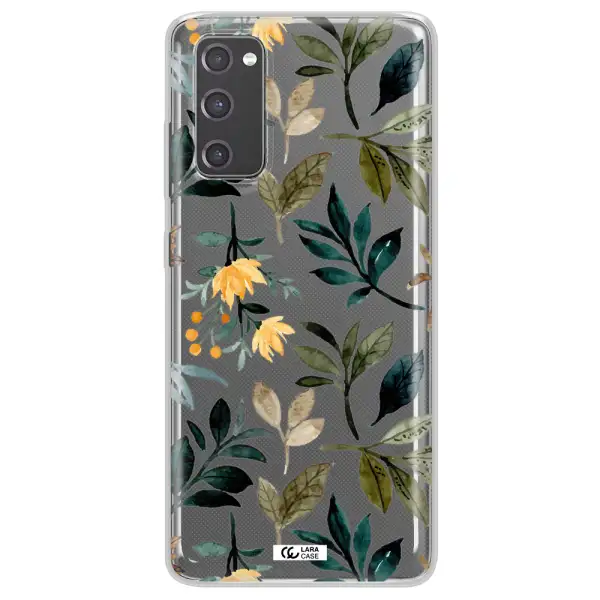 Fall Flowers Samsung S20 Fe Clear TPU Case