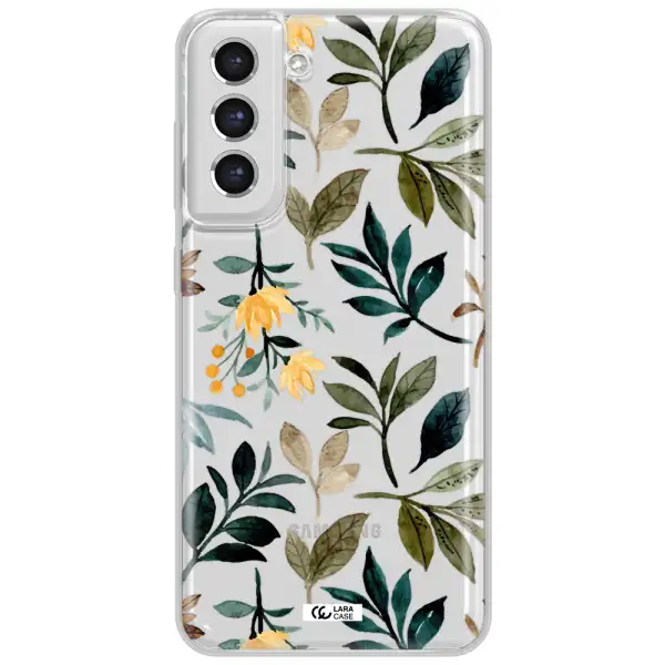 Fall Flowers Samsung S21 Fe Clear Tpu Case