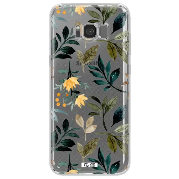 Fall Flowers Samsung S8 Plus Clear TPU Case