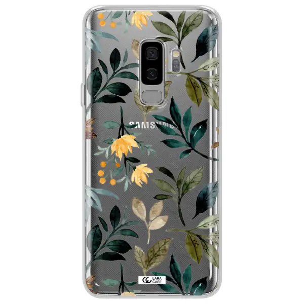 Fall Flowers Samsung S9 Plus Clear TPU Case