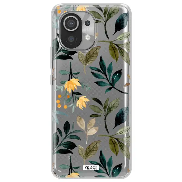 Fall Flowers Xiaomi Mi 11 Clear TPU Case