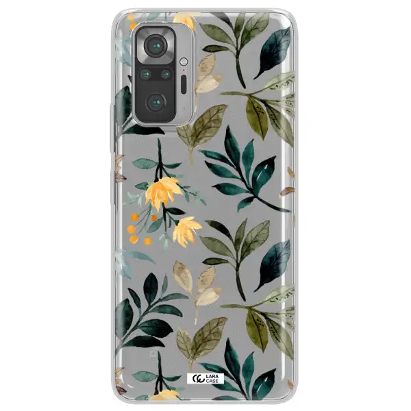 Fall Flowers Xiaomi Note 10 Pro Clear TPU Case