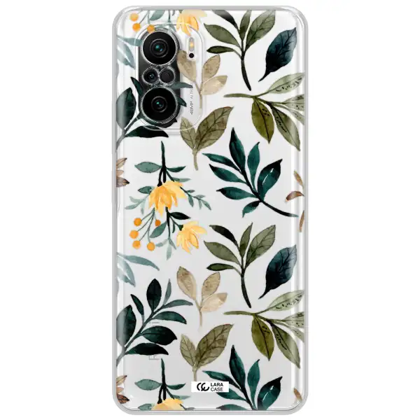 Fall Flowers Xiaomi Poco F3 Clear Tpu Case