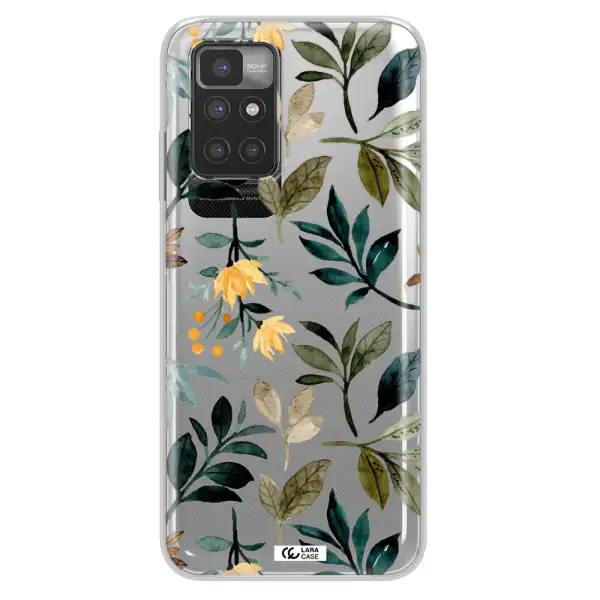 Fall Flowers Xiaomi Redmi 10 Clear TPU Case