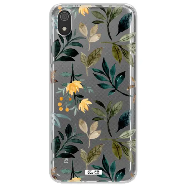 Fall Flowers Xiaomi Redmi 7A Clear TPU Case