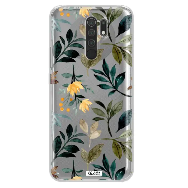 Fall Flowers Xiaomi Redmi 9 Clear TPU Case