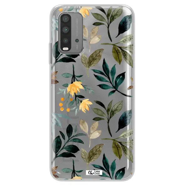 Fall Flowers Xiaomi Redmi 9T Clear TPU Case