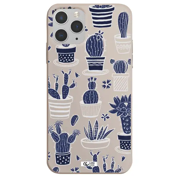 Blue Cactus Apple iPhone 11 pro max Silicone Stone Case