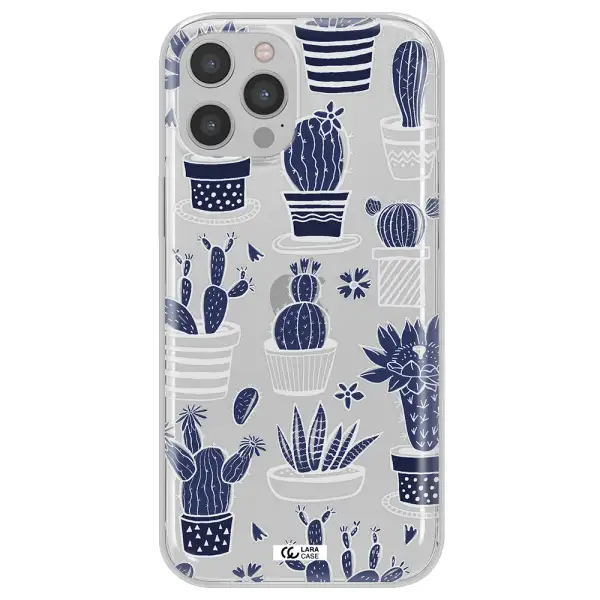 Blue Cactus Apple iPhone 12 pro Clear TPU Case