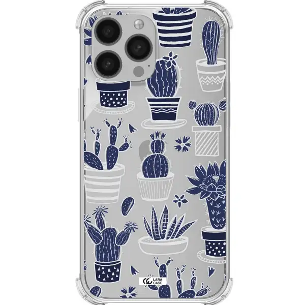 Blue Cactus Apple iPhone 13 Pro Clear PC Case