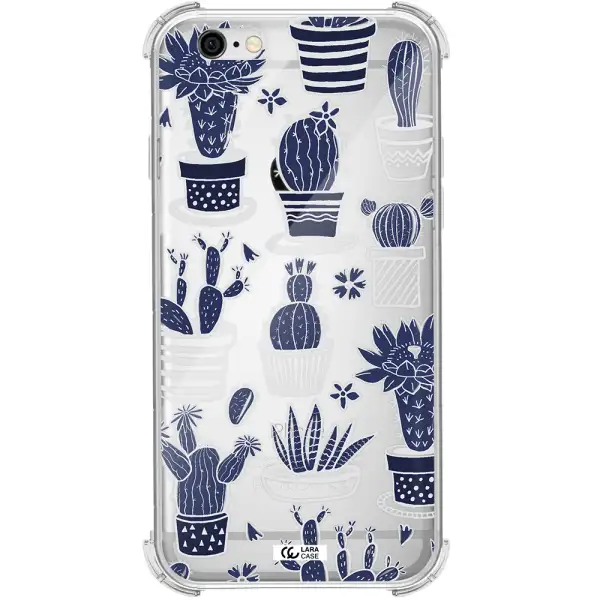 Blue Cactus Apple iPhone 6 Clear PC Case