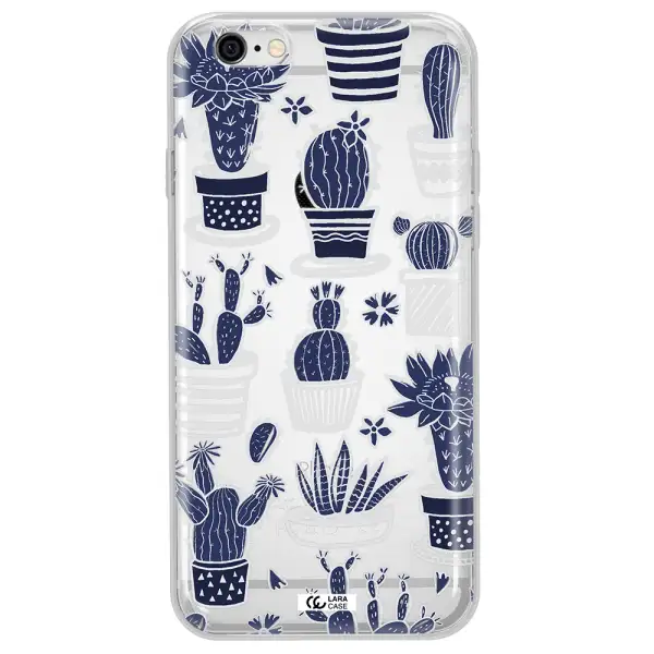 Blue Cactus Apple iPhone 6 Clear TPU Case