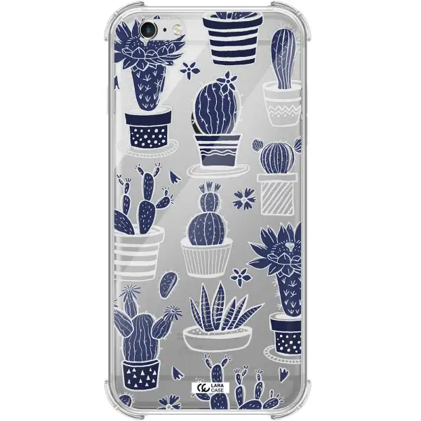 Blue Cactus Apple iPhone 6 s plus Clear PC Case