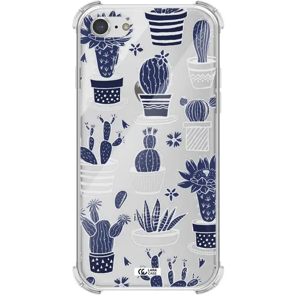 Blue Cactus Apple iPhone 7 Clear PC Case