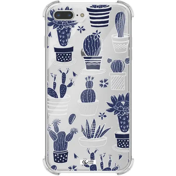 Blue Cactus Apple iPhone 7 plus Clear PC Case