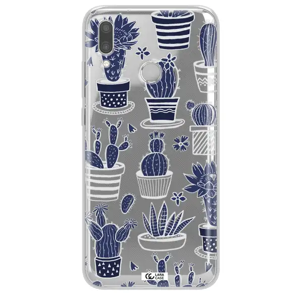 Blue Cactus Huawei P Smart 2019 Clear TPU Case