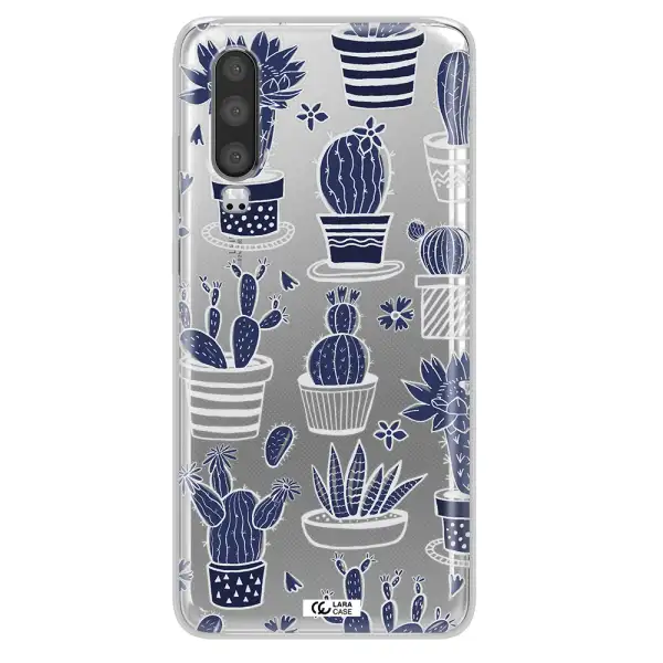 Blue Cactus Huawei P30 Clear TPU Case
