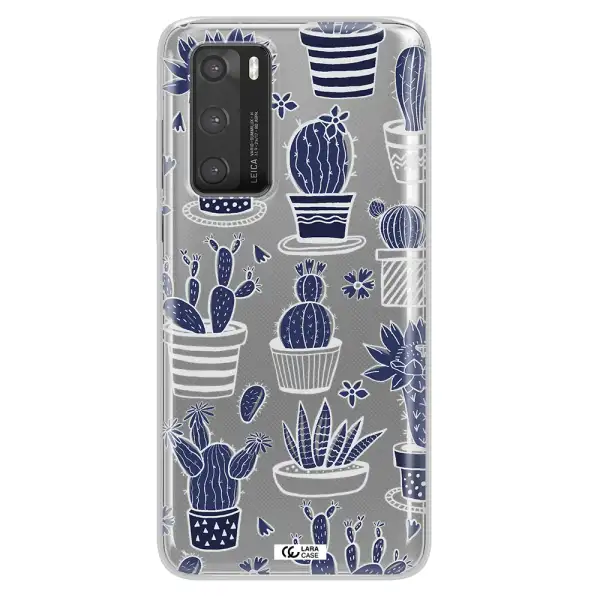 Blue Cactus Huawei P40 Clear TPU Case