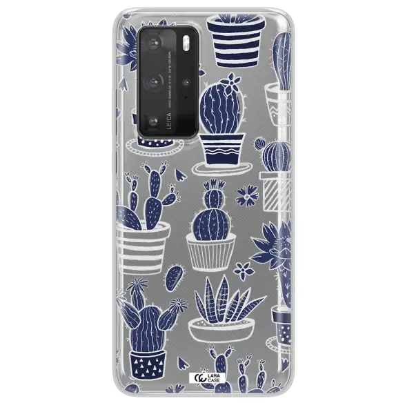 Blue Cactus Huawei P40 Pro Clear TPU Case