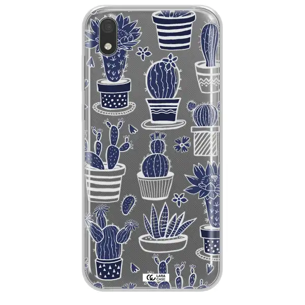 Blue Cactus Huawei Y5 2019 Clear TPU Case