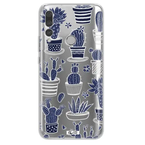Blue Cactus Huawei Y9 Prime 2019 Clear TPU Case