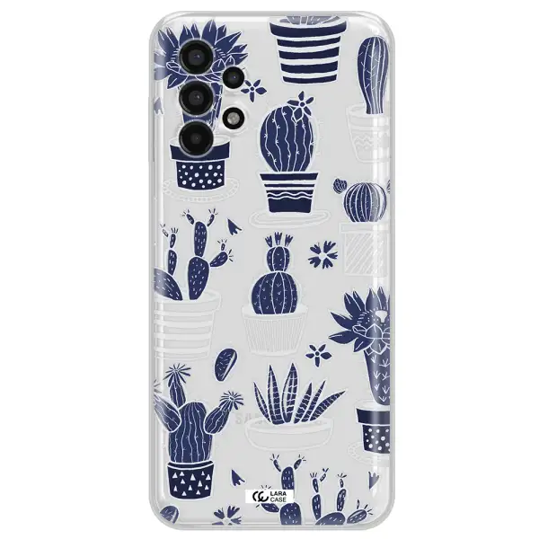 Blue Cactus Samsung A13 4g Clear TPU Case