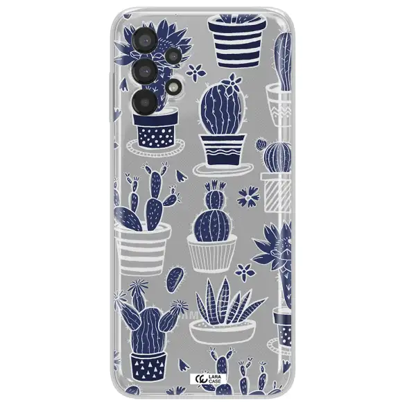 Blue Cactus Samsung A13 Clear TPU Case