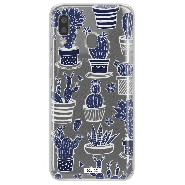 Blue Cactus Samsung A20 Clear TPU Case