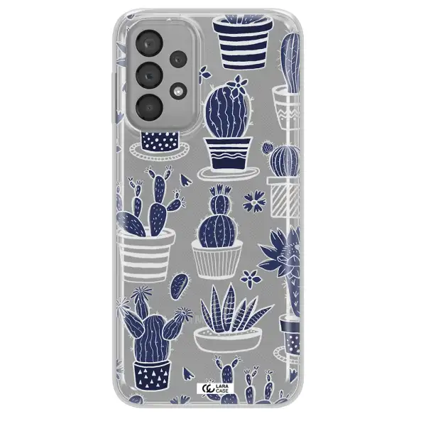 Blue Cactus Samsung A23 Clear TPU Case
