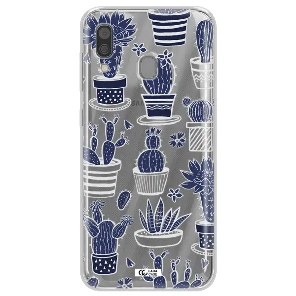 Blue Cactus Samsung A30 Clear TPU Case