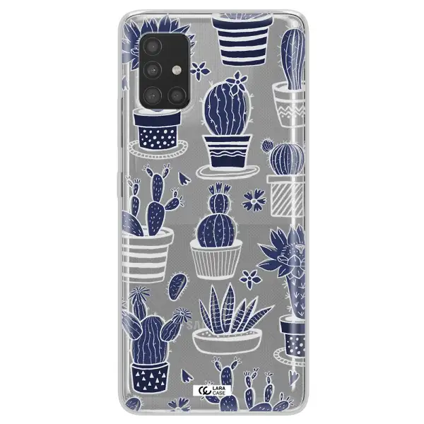 Blue Cactus Samsung A51 Clear TPU Case