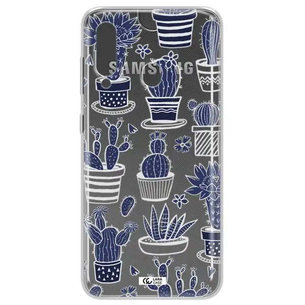 Blue Cactus Samsung A60 Clear TPU Case