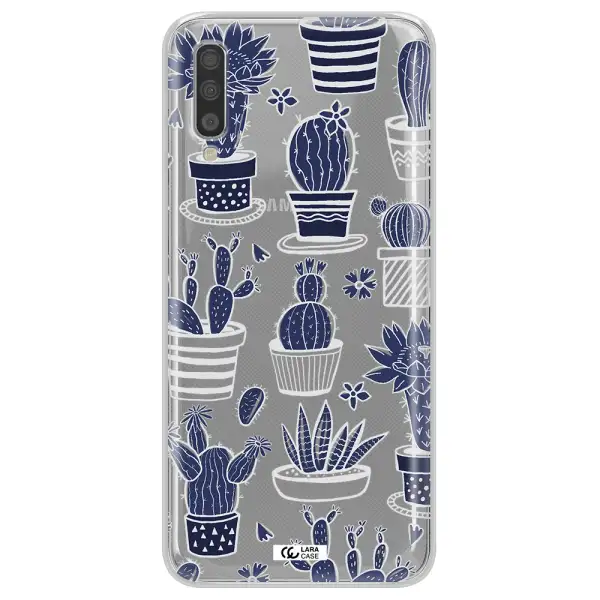 Blue Cactus Samsung A70S Clear Tpu Case