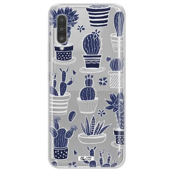 Blue Cactus Samsung A90 Clear TPU Case