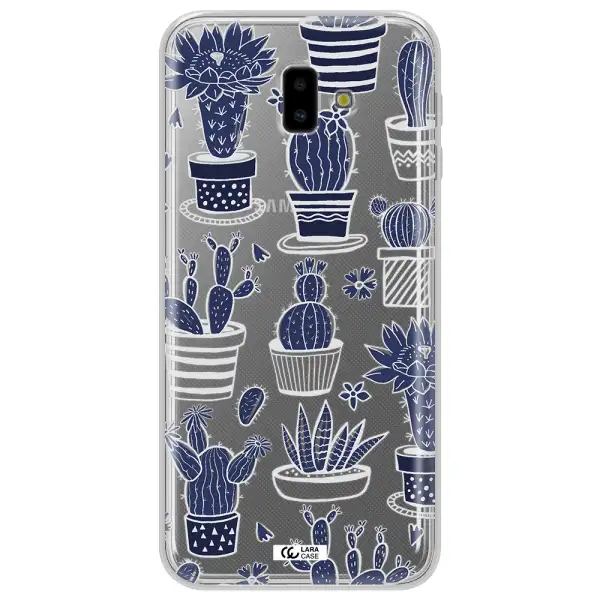 Blue Cactus Samsung J6 Plus Clear TPU Case