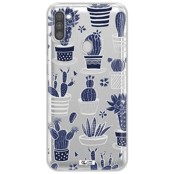 Blue Cactus Samsung M11 Clear TPU Case