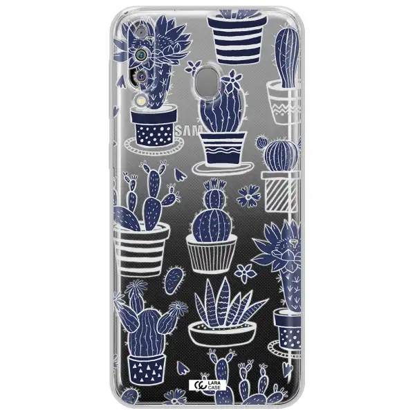 Blue Cactus Samsung M30 Clear TPU Case