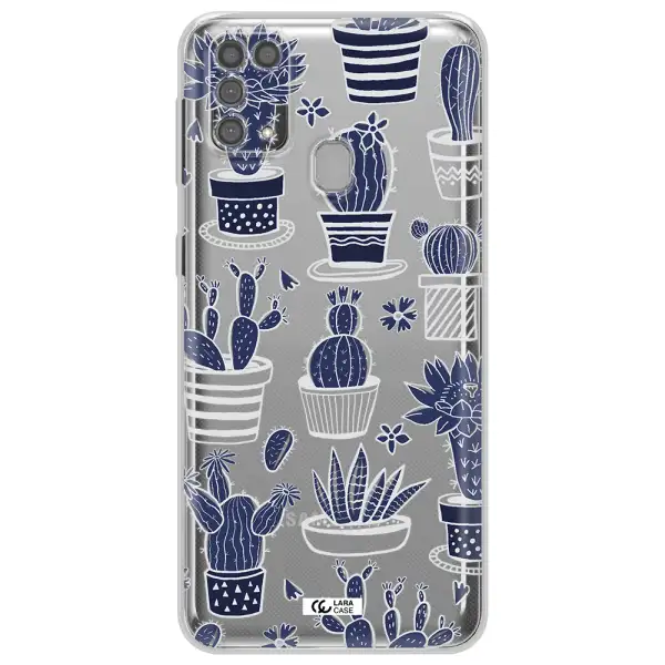 Blue Cactus Samsung M31 Clear TPU Case