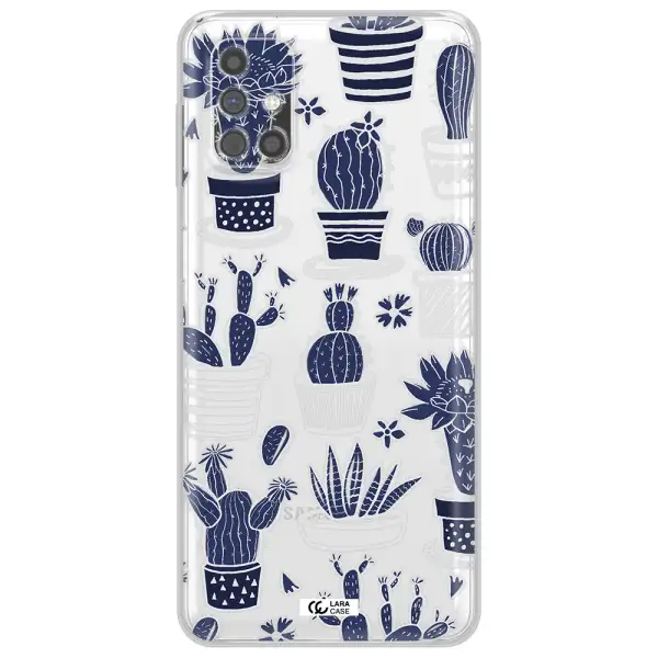 Blue Cactus Samsung M31S Clear TPU Case