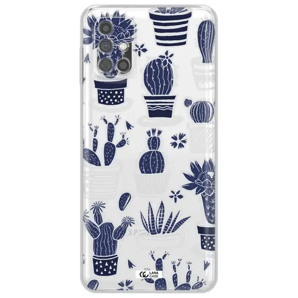 Blue Cactus Samsung M51 Clear TPU Case