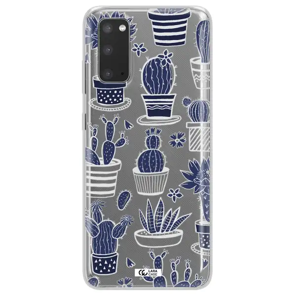Blue Cactus Samsung S20 Clear TPU Case